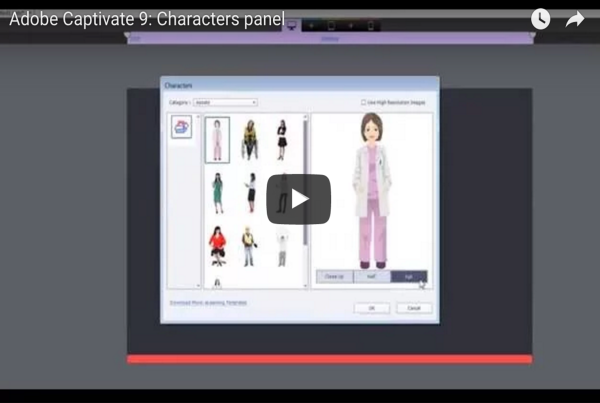 Characters Panel in Adobe Captivate