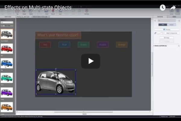 Effects on Multi-state Objects in Adobe Captivate 9