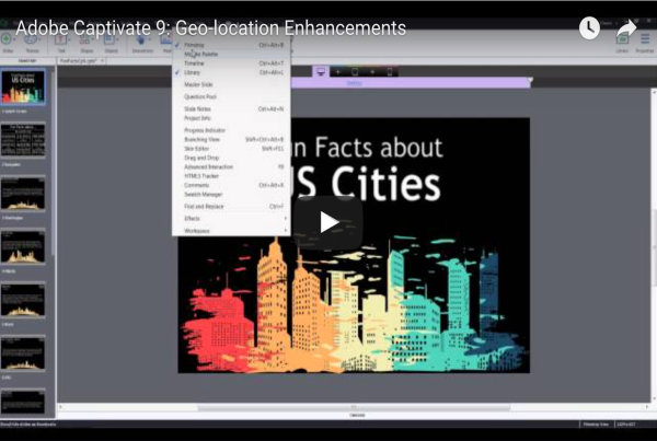 Geolocation Enhancements in Adobe Captivate 9